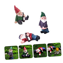 Load image into Gallery viewer, Cabilock Micro Landscape Dwarf Garden Decor Resin Miniature Gnomes for Garden Desk and Party Decorations
