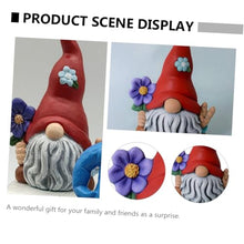 Load image into Gallery viewer, SUPVOX Garden Gnome Doll Figurine Decorative Home Ornament for Spaces Unique Boys and Girls and Friends Protective Sculpture against Evil and Misfortune
