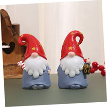 Load image into Gallery viewer, Happyyami 2pcs Adorable Dwarf Gnome Decor Moss Gnome Garden Ornaments Lightweight Easy to Move for Indoor Outdoor Use
