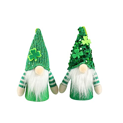 2Pcs Light Up Gonks Christmas Decoration, Glowing Christmas Gnomes Pendants with Light Handmade Santa Swedish Gnomes Plush with Sequins Long Hat Christmas Decorations Indoor Holiday Decor
