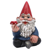 Load image into Gallery viewer, Candy Creations On Cloud 9 Bad Gnomes Drinking and Smoking, Set of 4 Naughty Lawn Dwarves, Funny Garden or Indoor Home Decor

