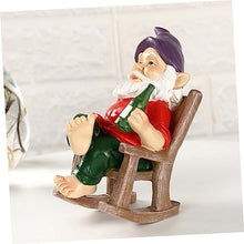 Load image into Gallery viewer, BESPORTBLE Outdoor Garden Gnome Dwarf Statue Resin Gnome Ornament Small Dwarf Ornament

