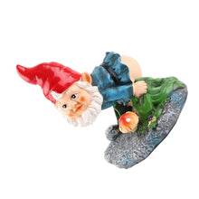 Load image into Gallery viewer, Ldafava Dwarf Resin Ornaments Cute Decorative Gnome Statue Durable Yard Decor for Home Garden Outdoor Resin Material 10x10.5x14cm
