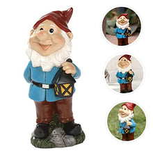 Load image into Gallery viewer, BESPORTBLE 1pc Adorable Dwarf Resin Garden Ornament for Decor and Lightweight Gnome Statue Charming Desktop and Patio Decoration for Home Office
