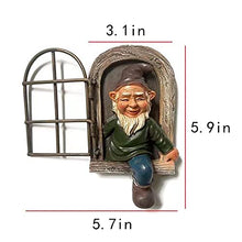 Load image into Gallery viewer, Garden Gnome Statue,Miniature Garden Resin Gnomes Garden Ornaments ,Funny Garden Statue Art Decoration,Fairy Garden Ornaments Outdoor for Lawn Ornaments Indoor Outdoor Garden Yard Decorations (B)
