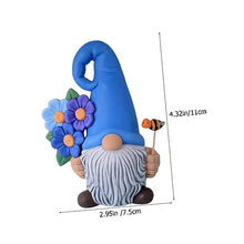 Load image into Gallery viewer, Ciieeo Garden Gnome Statue Resin Gnome Figurine for Outdoor Patio Lawn Decor Creative No-face Design for Garden Indoor Use Compact for Easy Installation and Movement

