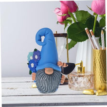 Load image into Gallery viewer, Ciieeo Cute Resin Garden Gnome Statue Style Outdoor Gnome Figurine for Lawn Patio and Garden Decor and Housewarmings
