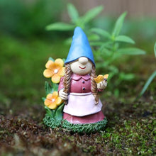 Load image into Gallery viewer, YUGSHNKFC 5Pieces Resins Gnomes Elves Dwarf Miniature Figurines Ornaments For Garden Landscape And Flowerbed Plant Pots Decoration
