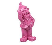 Load image into Gallery viewer, STOOBZ PP 005FC 15 x 12 x 32 cm Cheeky Garden Gnome Figure for Home and Garden - Fuchsia

