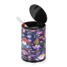 Load image into Gallery viewer, Cute Gnome Purple Car Smoking Cup Smell Free Ashtray Portable Ashtray for Car, Trash can with Lid
