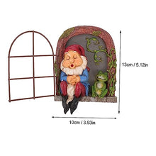 Load image into Gallery viewer, Toyvian 1Pc Old Man Garden Gnome Statue Pendant Funny Outdoor Tree Hanging Ornament for Courtyard Landscape Decor for Decoration and
