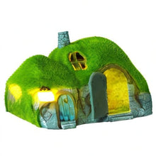 Load image into Gallery viewer, Darkdec Garden Statues Outdoor Decor - Fairy House with Waterproof Solar Lights Resin Figurines for Yard Lawn Porch Outside Ornament or Garden Gift

