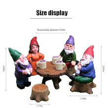 Load image into Gallery viewer, Creative Resin Gnome Garden Decor 6-Piece Set: Christmas Crafts, Mini Landscapes, Elf Ornaments, Dwarf Gathering Sculptures, Innovative Figurines.
