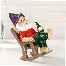 Load image into Gallery viewer, BESPORTBLE Outdoor Garden Gnome Dwarf Statue Resin Gnome Ornament Small Dwarf Ornament
