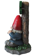 Load image into Gallery viewer, World of Wonders Take The High Road Gnome Sign | Porch Decoration Garden Gnome Statue | Stoner Ave. Baked St Novelty Garden Patio Funny Decor - 7&quot;
