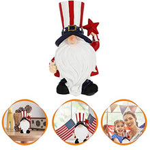 Load image into Gallery viewer, MAGICLULU Independence Day Decorations Garden Pond Ornaments Outdoor Resin Dwarf Statue
