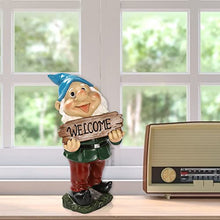 Load image into Gallery viewer, ereqeip Garden Gnomes Outdoor Funny | Lantern Dwarf Welcome Gnomes - Funny Garden Gnome Gifts Naughty Gnomes Garden Statue Yard Gnomes
