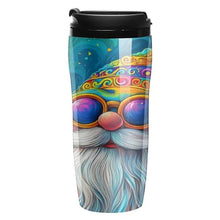 Load image into Gallery viewer, Gnome Smoking Colorful Coffee Tumbler Travel Mug Insulated Cute Tea Cup with Lid Reusable Cafe for Hot/Ice Drinks 350ml
