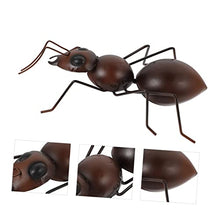 Load image into Gallery viewer, Happyyami 1pc Large Iron Ant Ornament Unique Balcony Lawn Decoration Garden Adornment Durable Metal Craft for Home Decor and Outdoor Spaces
