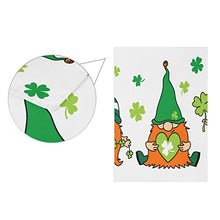 Load image into Gallery viewer, St Patricks Day Irish Gnomes Double Sided Large Garden Flag for Outside Yard Decor 28 x 40 Inch
