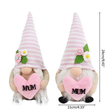 Load image into Gallery viewer, Kelisdi Mother&#39;s Day Gnomes Decorations Gifts Handmade Mum Gonks Plush Faceless Doll Decorations Mothers Day Present Spring Ornaments For The Home
