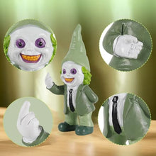 Load image into Gallery viewer, LRNIOT Middle Finger Gnomes Horror Decor Garden Statue Garden Gnome Middle Finger Gifts Funny Gifts for Home and Office 5.5&quot;
