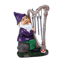 Load image into Gallery viewer, Happyyami Gnome Garden Decor Statue Solar Gnomes for Outdoor Unique Ornament for Yard
