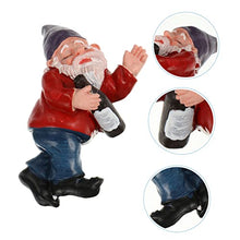 Load image into Gallery viewer, Ciieeo 3pcs Creative Gnome Statue Funny Resin Gnome Figurine for Outdoor Decor for Gardens Displays and Landscapes against Wind and Rain
