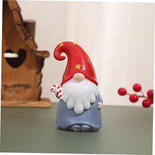 Load image into Gallery viewer, Happyyami 2pcs Adorable Dwarf Gnome Decor Moss Gnome Garden Ornaments Lightweight Easy to Move for Indoor Outdoor Use
