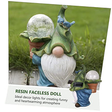 Load image into Gallery viewer, Toyvian 1PC Solar Energy Resin Old Man Decorative Lamp Unique Garden Decor Soft Lighting for Home Party present for Festivals and Holidays
