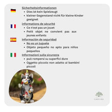 Load image into Gallery viewer, Garden Mile Resin Gnome Eating Cat Colourful Garden Ornaments Outdoor Indoor Decoration For Home Patio Decking Pondside Flowerbed Standing Novelty Weatherproof Kitten Cat Statue Garden Statues Outdoor
