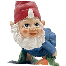 Load image into Gallery viewer, BESPORTBLE Water Decoration Resin Gnome Pipe Extender Gutter Ornament Cover for Garden
