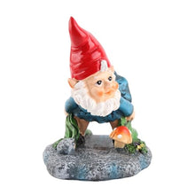 Load image into Gallery viewer, Ldafava Dwarf Resin Ornaments Cute Decorative Gnome Statue Durable Yard Decor for Home Garden Outdoor Resin Material 10x10.5x14cm
