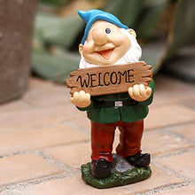Load image into Gallery viewer, ereqeip Garden Gnomes Outdoor Funny | Lantern Dwarf Welcome Gnomes - Funny Garden Gnome Gifts Naughty Gnomes Garden Statue Yard Gnomes
