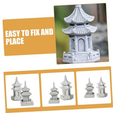 Load image into Gallery viewer, COSMEVIVI Simulated Bonsai Decoration Pavilion Statue Zen Statues Large Outdoor Garden Sculpture
