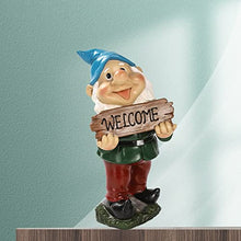 Load image into Gallery viewer, ereqeip Garden Gnomes Outdoor Funny | Lantern Dwarf Welcome Gnomes - Funny Garden Gnome Gifts Naughty Gnomes Garden Statue Yard Gnomes
