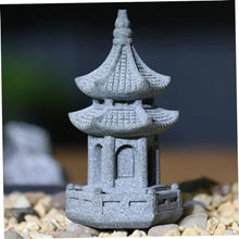 Load image into Gallery viewer, COSMEVIVI Simulated Bonsai Decoration Pavilion Statue Zen Statues Large Outdoor Garden Sculpture
