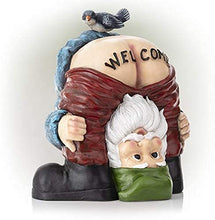 Load image into Gallery viewer, Welcome Garden Gnomes Ornaments-Garden Gnome Statue,Funny Waterproof Resin Dwarf Craft for Lawn Ornaments, Indoor or Outdoor Decorations
