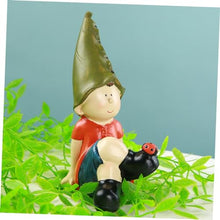 Load image into Gallery viewer, Ciieeo Garden Gnome Ornament Resin Home Craft Unique Desktop Decoration Fun Garden Gnome Bedroom Resin Craft
