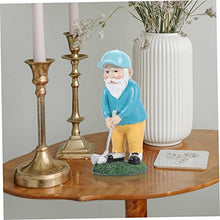 Load image into Gallery viewer, Mipcase Decorative Golfing Dwarf Ornament Resin Craft Miniature Gnome for Christmas Decor
