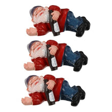 Load image into Gallery viewer, Ciieeo 3pcs Creative Gnome Statue Funny Resin Gnome Figurine for Outdoor Decor for Gardens Displays and Landscapes against Wind and Rain
