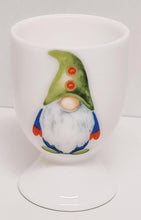 Load image into Gallery viewer, Lucky Gonks Egg Cups Set of 4 Bone China Gnome Like Figure Egg Servers Hand Decorated in UK
