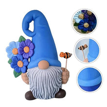 Load image into Gallery viewer, Ciieeo Garden Gnome Statue Resin Gnome Figurine for Outdoor Patio Lawn Decor Creative No-face Design for Garden Indoor Use Compact for Easy Installation and Movement
