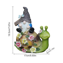 Load image into Gallery viewer, Solar Gnome Garden Statues, Solar-Powered Gnome Garden Lights, Whimsical Gnome Solar Statues, Outdoor Solar Gnome Figurines, LED Solar Gnome Garden Decorations, Solar Garden Gnome Lights, Decorative S
