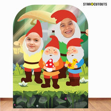 Load image into Gallery viewer, STAR CUTOUTS The Spirit of The Garden Gnomes Child Stand-In Cut Out, Cardboard, Multi-Colour, 131 x 95 x 131 cm

