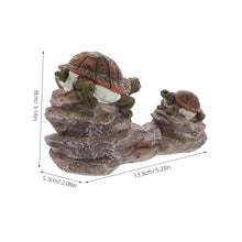 Load image into Gallery viewer, Vaguelly Miniature Creative Landscape Garden Animal Figurine Realistic Resin Turtle Statue for Outdoor Decor Unique Home and Garden Adds Elegance to Any Setting
