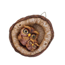Load image into Gallery viewer, YIZITU Reading Gnomes Tree Faces Decors Outdoor Yard Statues Hanging For Garden Resin And Flower Pots Landscape Owl Hanging Ornaments
