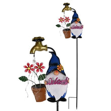 Load image into Gallery viewer, Solar Stake Lights Outdoor, Cartoon Gnome Solar Garden Stakes, Waterproof LED Landscape Lighting, Twinkling Garden Decoration, Winter Christmas Yard Lights, Backyard Walkway Lighting, Decorative Solar
