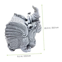 Load image into Gallery viewer, Happyyami Garden Decor Gutter Downspout Extension Statue Gnome Downspout Cover Decorative Gutter Drain Cover Spout Decoration

