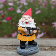 Load image into Gallery viewer, MOOCOCO Funny Garden Gnome Statue, Naughty Gnomes Statues Figurines for Outdoor Lawn &amp; Yard Home Decorations, Gnomes Figurine Sculpture Resin Ornaments (W03)
